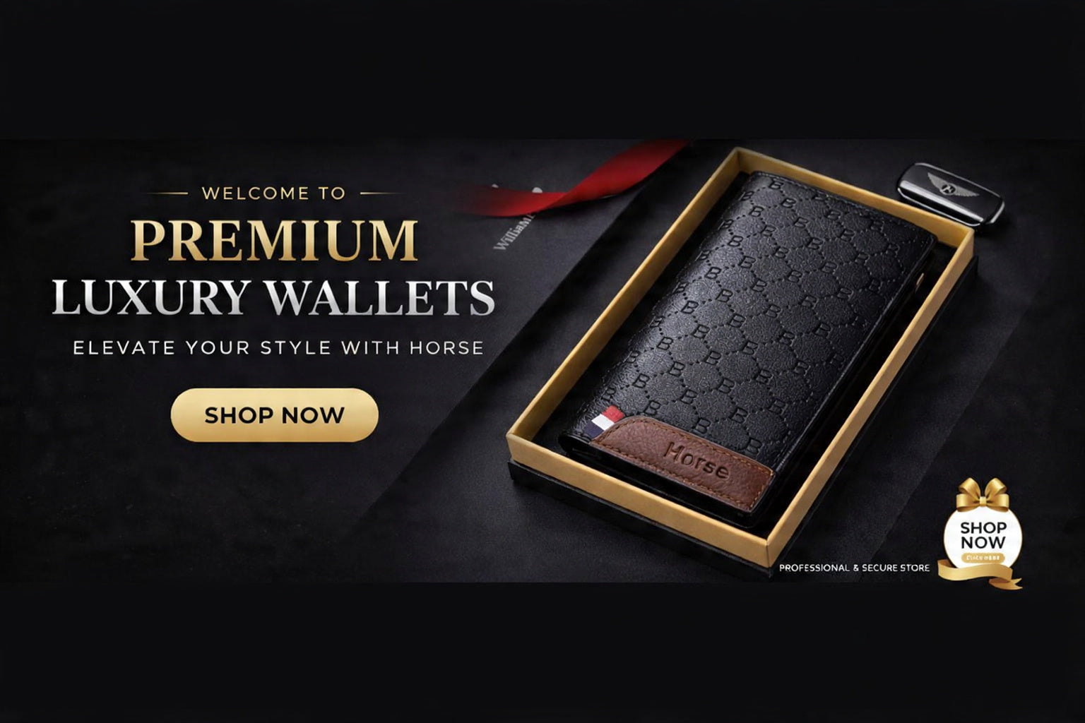 Premium Leather Long Wallet for Men – Stylish Embossed Design Card Holder & Cash Organizer