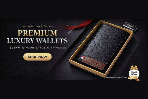 Premium Leather Long Wallet for Men – Stylish Embossed Design Card Holder & Cash Organizer