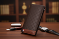 Premium Leather Long Wallet for Men – Stylish Embossed Design Card Holder & Cash Organizer